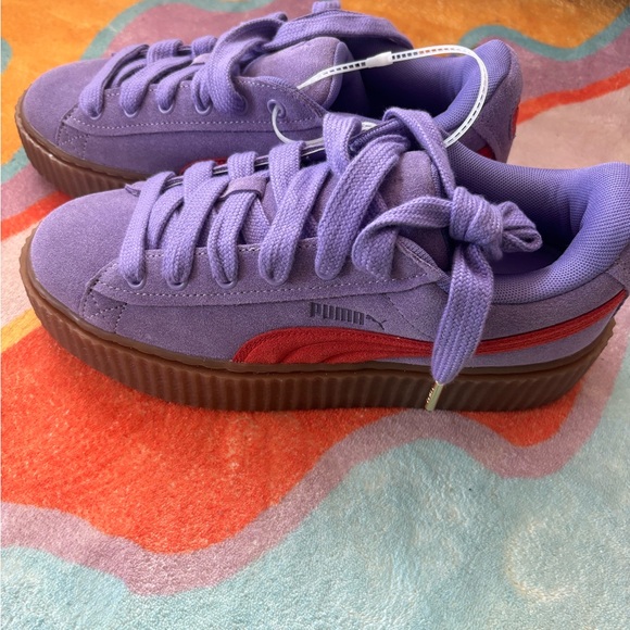 Puma Fenty Shoes - Puma Women's Purple and Red Sneakers